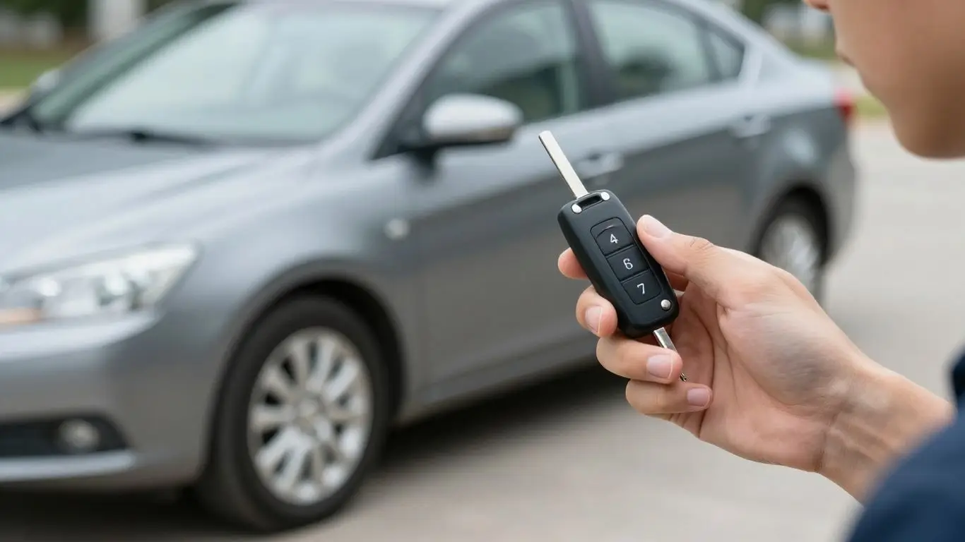 Lost rental car key fob